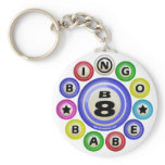 B8 Bingo Babe Key Chain