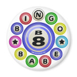 B8 Bingo Babe Magnets