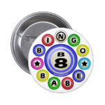 B8 Bingo Babe Pinback Buttons