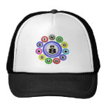 B8 Bingo Dude Trucker Hats