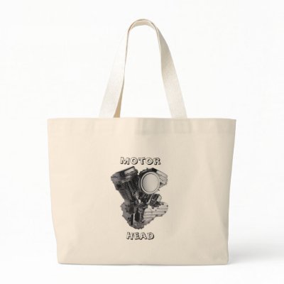 b9_3  panhead motor, Motor, Head Tote Bags by BigRed269