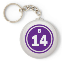 B-14- BINGO BALL KEY CHAIN