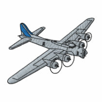 B-17 Bomber embroidered shirts by ZazzleEmbroidery B-17 Bomber embroidered shirts