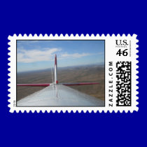 B-17 Bomber over Phoenix AZ Postage Stamps