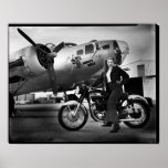 B-17 Flying Fortress Liberty Belle & Norton Atlas posters