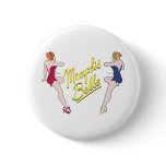 B-17 Flying Fortress Memphis Belle Nose Art Pinback Button