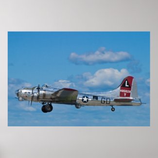 B-17G Superfortress Taking Off Posters