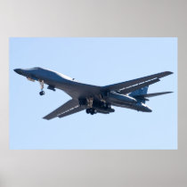 B-1B Bomber DY AF 85 105 Head On Poster