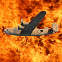 B-24 Fire Bomb magnet