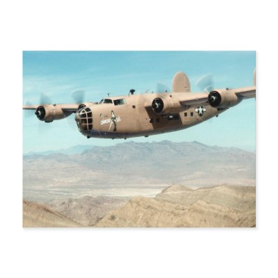 B-24 Liberator Postcard by TheTimeCapsule