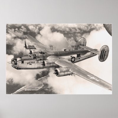 B-24 on Patrol Poster by Need4Speed
