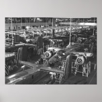 B-25 Mitchell Bomber, 1942 Posters