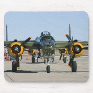 B-25 Mitchell Head On mousepad