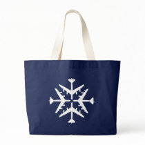 B-52 Aircraft Snowflake Canvas Bags