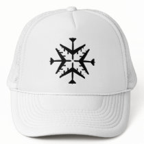 B-52 Aircraft Snowflake Trucker Hats