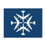 B-52 Aircraft Snowflake Postcards
