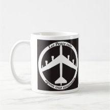 B-52 Peace Coffee Mugs
