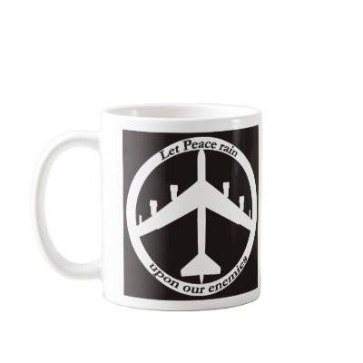 B-52 Peace Coffee Mugs by JBertrand