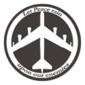 B-52 Peace sign stickers