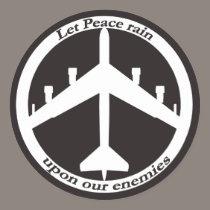 B-52 Peace sign stickers