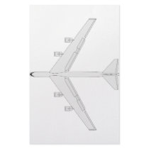 B-52 Top View Stationery Design