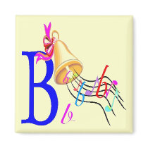 B - Alphabet Magnet by elenaind B - Alphabet Magnet