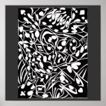 B and W Art Posters