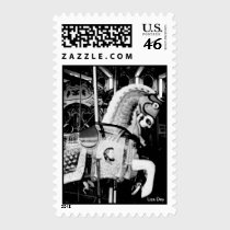 B&B Carousell (Coney Island, NY) postage stamps