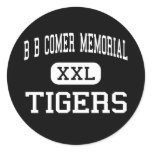 B B Comer Memorial - Tigers - High - Sylacauga stickers