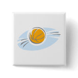 B-Ball Pinback Button