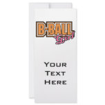 b-ball girl basketball design rack cards