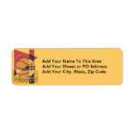 B-Ball Hoops T-shirts and Gifts Return Address Labels
