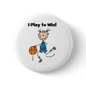 B-Ball Play to Win buttons by stick_figures B-Ball Play to Win buttons