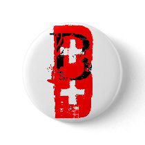 B+ = blood type button
