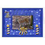 b-bobcat-23 greeting cards