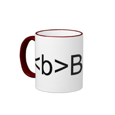 B Bold in Code Mug by kamerakat