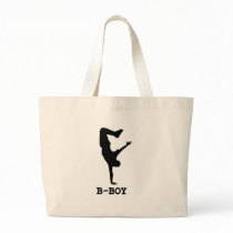 B boy tote bags