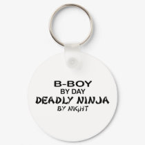 B-Boy Deadly Ninja by Night keychains by poorrichards B-Boy Deadly Ninja by Night keychains