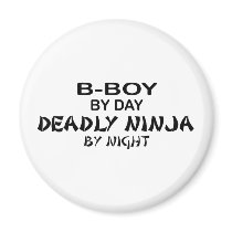B-Boy Deadly Ninja by Night magnets