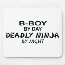 B-Boy Deadly Ninja by Night Mouse Pads