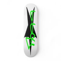 B Boy (green) Skate Board Deck