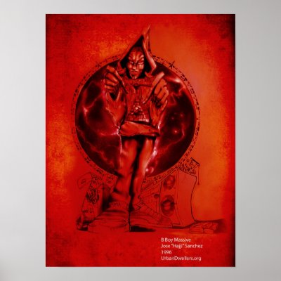 B Boy Massive poster by urbandwellerz