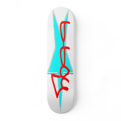 B Boy (red) Skate Boards by cieloSK8TER