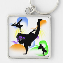 B-boying Keychains