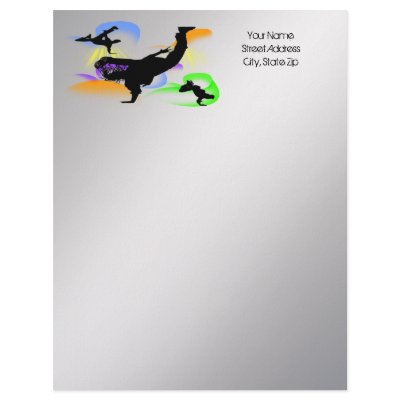 B-Boying Letterhead by MindDesignGrafx