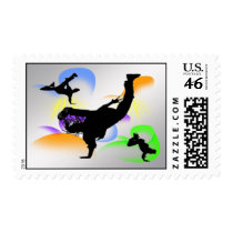 B-boying Postage