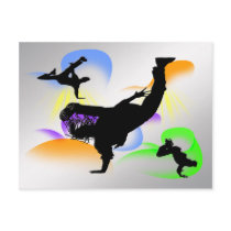 B-boying Postcard
