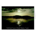 B.C. Islands Sunset cards by truestar B.C. Islands Sunset cards