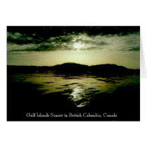 B.C. Islands Sunset cards by truestar B.C. Islands Sunset cards