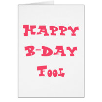 B-day fool cards